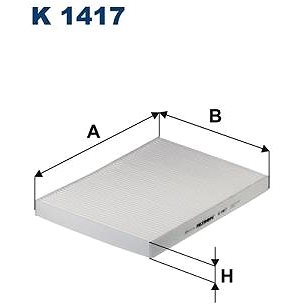 

FILTRON Filtr, vzduch v interiéru K 1417