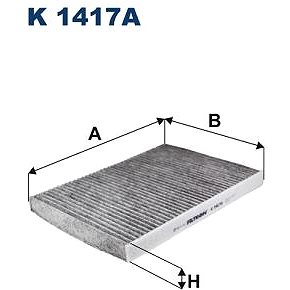 

FILTRON Filtr, vzduch v interiéru K 1417A