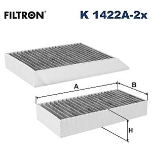 

FILTRON Kabinový filtr K 1422A-2x