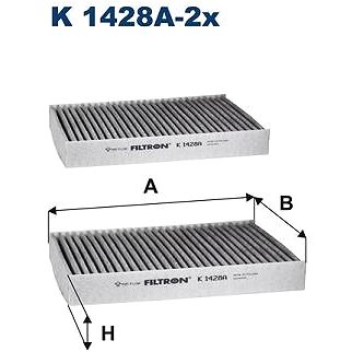 

FILTRON Filtr, vzduch v interiéru K 1428A-2x