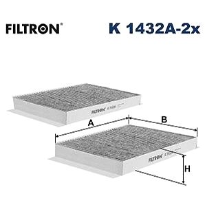 

FILTRON Kabinový filtr K 1432A-2x