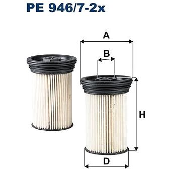 

FILTRON Palivový filtr PE 946/7-2x