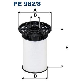 

FILTRON Palivový filtr PE 982/8