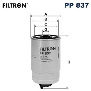 

FILTRON Palivový filtr PP 837