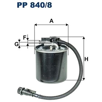 

FILTRON Palivový filtr PP 840/8