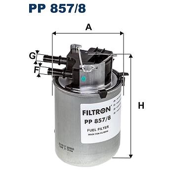 

FILTRON Palivový filtr PP 857/8