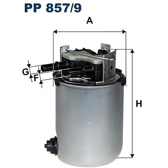 

FILTRON Palivový filtr PP 857/9