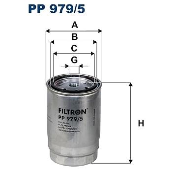 

FILTRON Palivový filtr PP 979/5