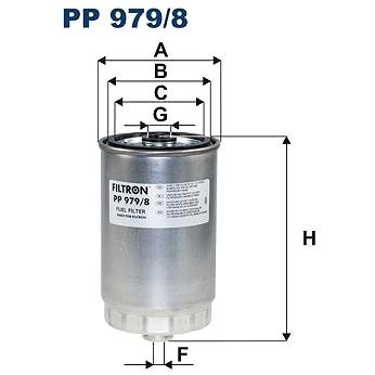 

FILTRON Palivový filtr PP 979/8
