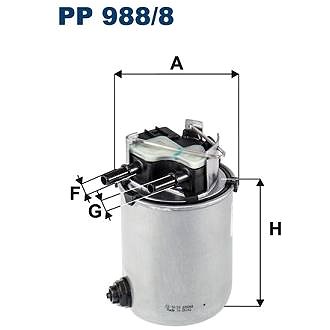 

FILTRON Palivový filtr PP 988/8