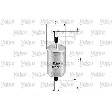 

VALEO Palivový filtr 587001