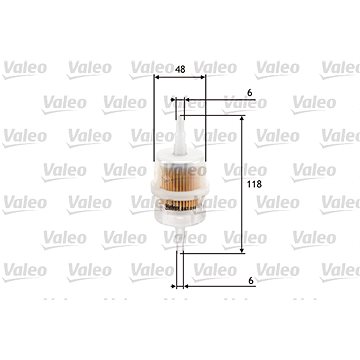 

VALEO Palivový filtr 587011
