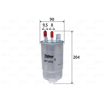 

VALEO Palivový filtr 587072
