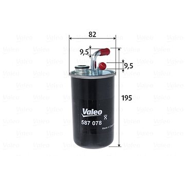 

VALEO Palivový filtr 587078