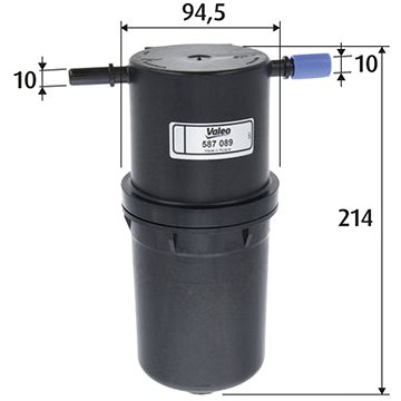

VALEO Palivový filtr 587089