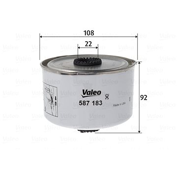 

VALEO Palivový filtr 587183