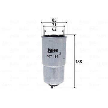

VALEO Palivový filtr 587186