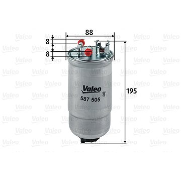 

VALEO Palivový filtr 587505