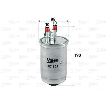 

VALEO Palivový filtr 587521