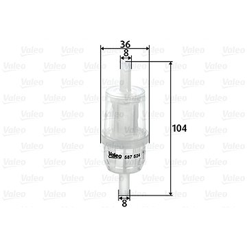 

VALEO Palivový filtr 587524