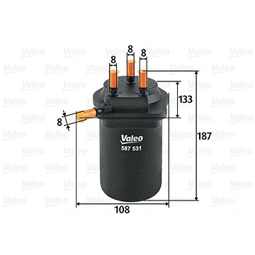

VALEO Palivový filtr 587531