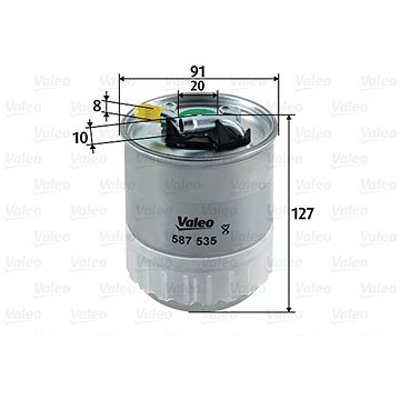 

VALEO Palivový filtr 587535