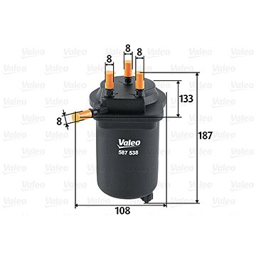 

VALEO Palivový filtr 587538