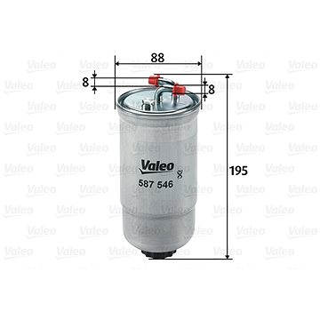 

VALEO Palivový filtr 587546