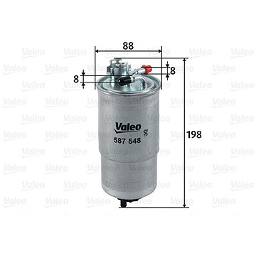 

VALEO Palivový filtr 587548
