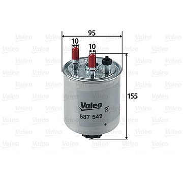 

VALEO Palivový filtr 587549