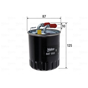 

VALEO Palivový filtr 587552