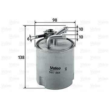 

VALEO Palivový filtr 587564