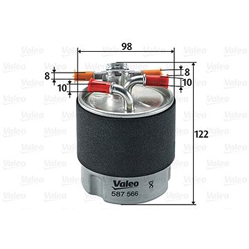 

VALEO Palivový filtr 587566