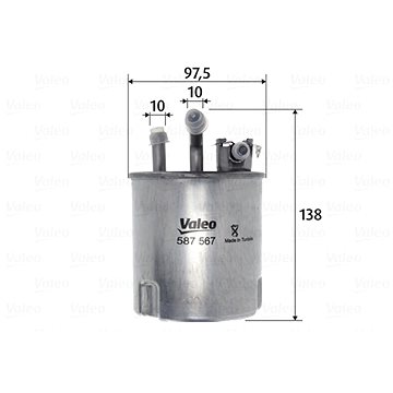 

VALEO Palivový filtr 587567