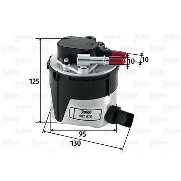 

VALEO Palivový filtr 587578
