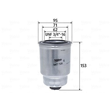 

VALEO Palivový filtr 587728