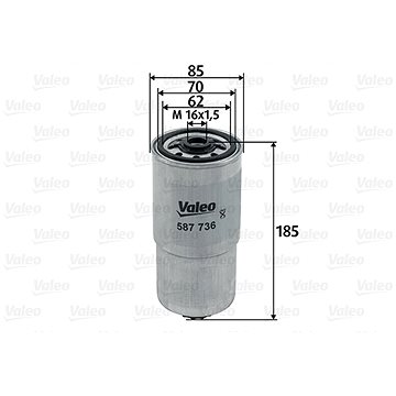 

VALEO Palivový filtr 587736
