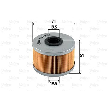 

VALEO Palivový filtr 587906