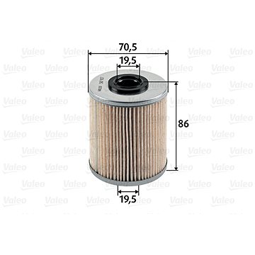 

VALEO Palivový filtr 587917