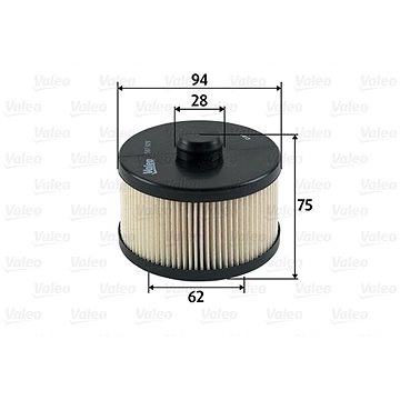 

VALEO Palivový filtr 587929