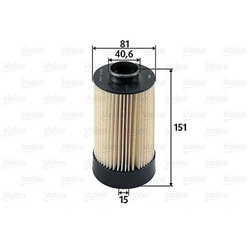 

VALEO Palivový filtr 587935