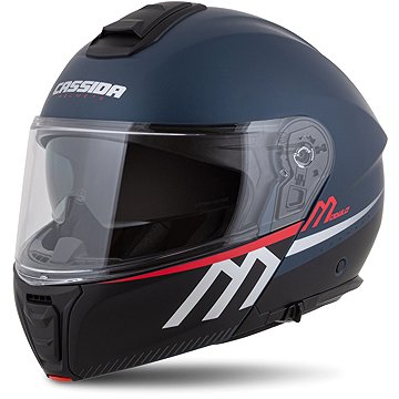 

CASSIDA Modulo 2.1 Compass 2025, modrá mat./černá/stříbrná/červ., př. pro Pinlock, vel. M