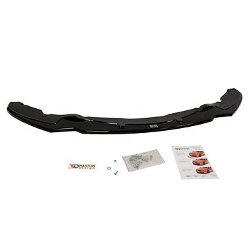 

Maxton Design spoiler pod přední nárazník ver.1 pro BMW řada 4 F32 M-Pack, černý lesklý plast ABS