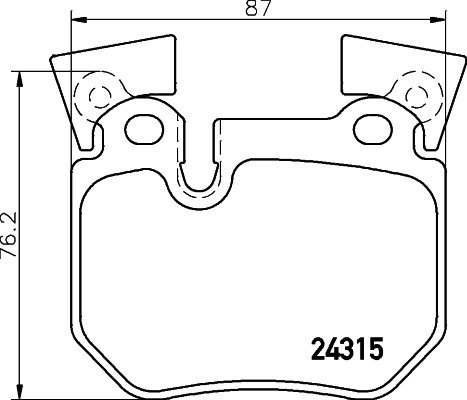 

BREMBO Sada brzdových destiček P 06 059