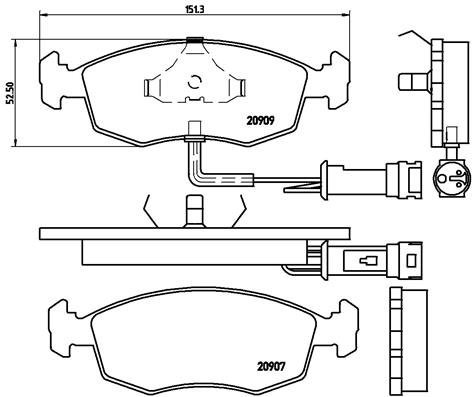 

BREMBO Sada brzdových destiček P 24 007