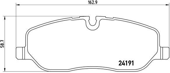 

BREMBO Sada brzdových destiček P 44 014