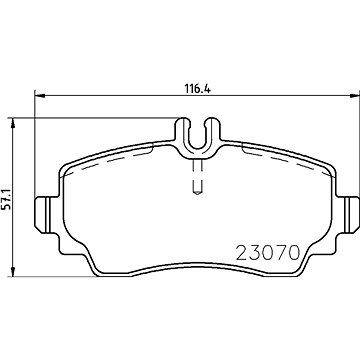 

BREMBO Sada brzdových destiček P 50 047