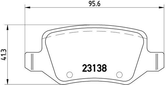 

BREMBO Sada brzdových destiček P 50 090
