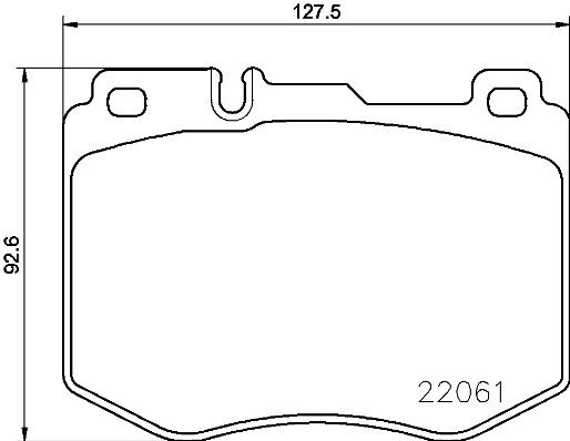 

BREMBO Sada brzdových destiček P 50 120
