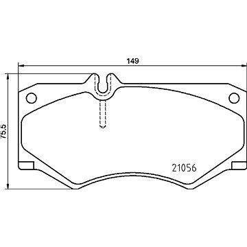 

BREMBO Sada brzdových destiček P 50 134
